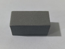 Gray Elastic Sponge